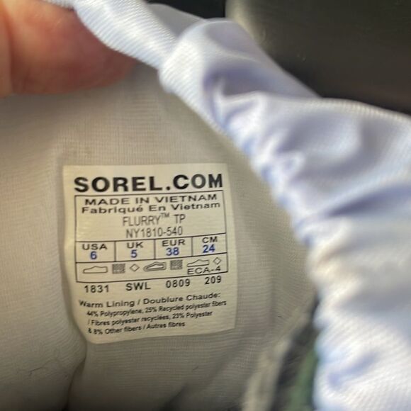 Sorel Flurry Boot Women’s Size 6 - Picture 6 of 6